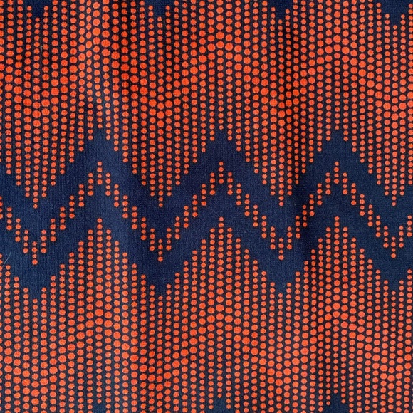 En Focus Petite Sleeveless Shift Dress Red & Navy Blue Zigzag Chevron, Women 4P - Picture 12 of 12